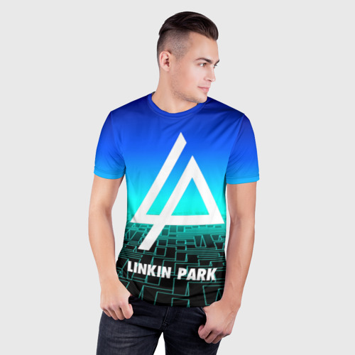 Мужская футболка 3D Slim Linkin Park, цвет 3D печать - фото 3