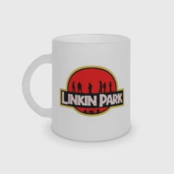 Кружка матовая стеклянная Linkin Park