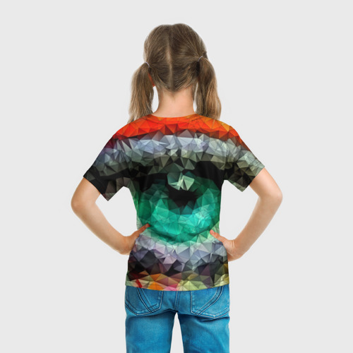 Детская футболка 3D Eyes swag, цвет 3D печать - фото 6