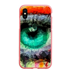 Чехол для iPhone XS Max матовый Eyes swag