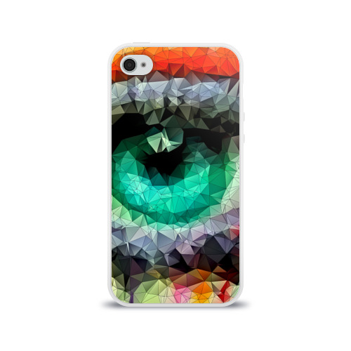 Чехол для Apple iPhone 4/4S силиконовый глянцевый eyes swag Фото 01 Чехол для Apple iPhone 4/4S силиконовый глянцевый eyes swag Фото 01