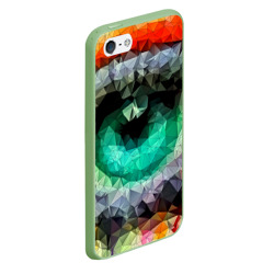 Чехол для iPhone 5/5S матовый Eyes swag - фото 2