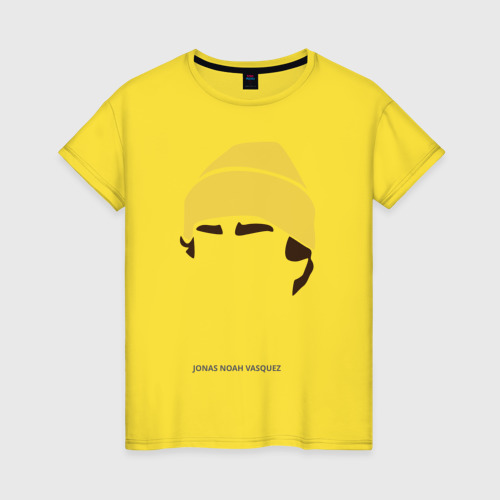 Женская футболка хлопок SKAM 5, цвет желтый