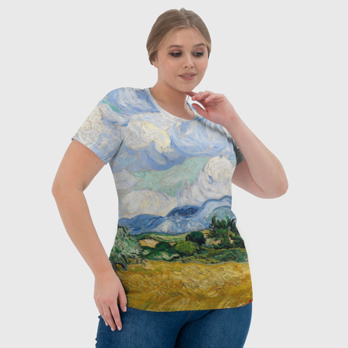 Женская футболка 3D Ван Гог Картина, цвет 3D печать - фото 6