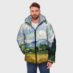 Мужская зимняя куртка 3D Ван Гог Картина - фото 2