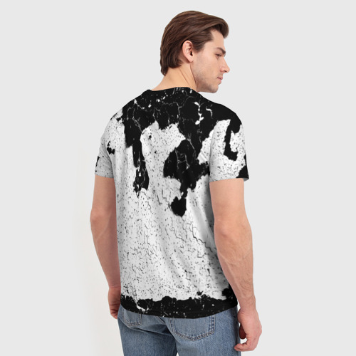 Мужская футболка 3D Панда Гонщик, цвет 3D печать - фото 4