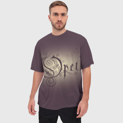 Мужская футболка oversize 3D Opeth logo - фото 2