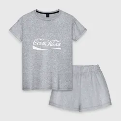 Женская пижама с шортиками хлопок Коля - кола Николай