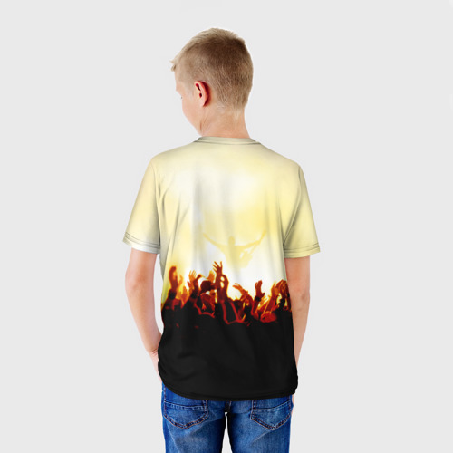 Детская футболка 3D Rock концерт, цвет 3D печать - фото 4