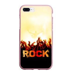 Чехол для iPhone 7Plus/8 Plus матовый Rock концерт