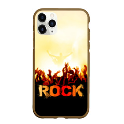 Чехол для iPhone 11 Pro Max матовый Rock концерт