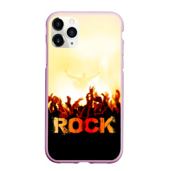 Чехол для iPhone 11 Pro Max матовый Rock концерт