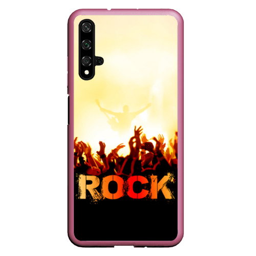 Чехол для Honor 20 Rock концерт, цвет малиновый