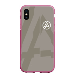 Чехол для iPhone XS Max матовый Linkin Park Hoodie