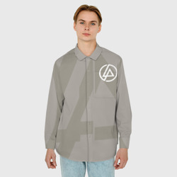 Мужская рубашка oversize 3D Linkin Park Hoodie - фото 2