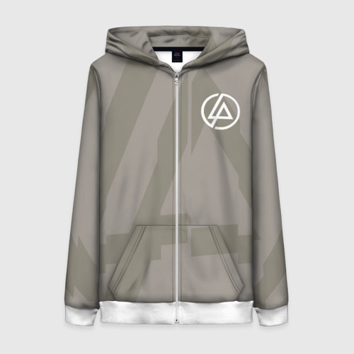 Женская Толстовка на молнии Linkin Park Hoodie (3D)