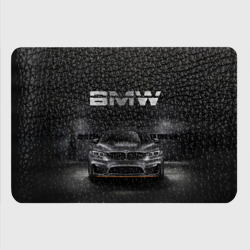 Картхолдер с принтом BMW серебро - фото 2