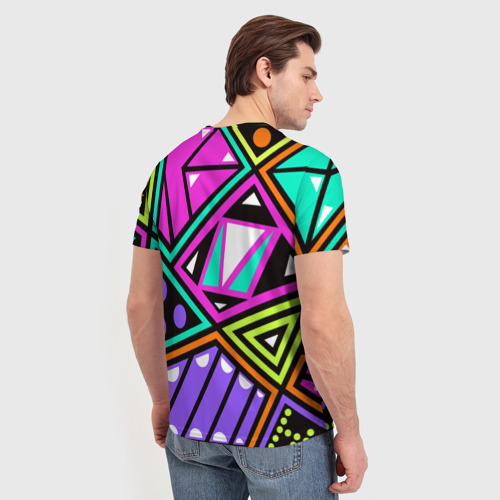 Мужская футболка 3D Geometry, цвет 3D печать - фото 4