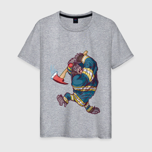 Мужская футболка хлопок Gorilla, цвет меланж