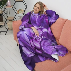 Плед с рукавами Лучшая в мире бабуля - фото 2