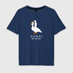 Gussi – Мужская футболка хлопок Oversize с принтом купить со скидкой в -16%