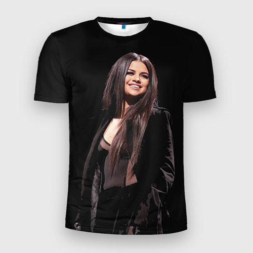 Мужская футболка 3D Slim Selena Gomez, цвет 3D печать