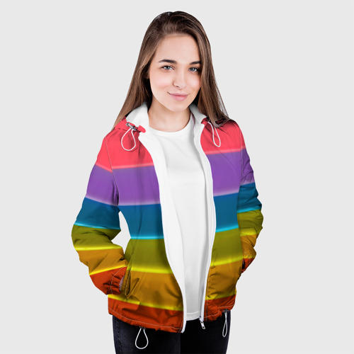 Женская куртка 3D Полосы - фото 4
