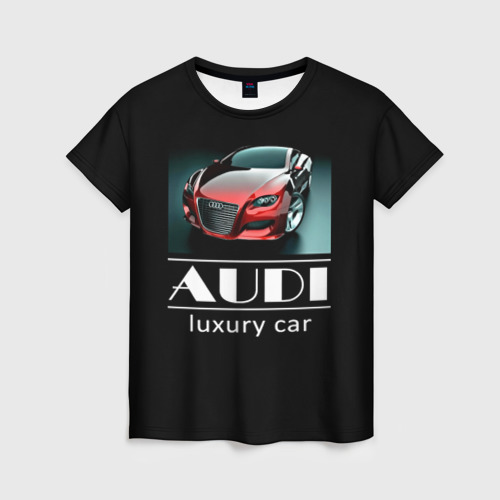 Женская футболка 3D AUDI luxury car, цвет 3D печать