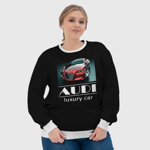 Женский свитшот 3D AUDI luxury car - фото 6