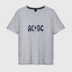 Мужская футболка хлопок Oversize AC/DC