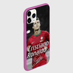 Чехол для iPhone 11 Pro матовый Криштиану Роналду - фото 2