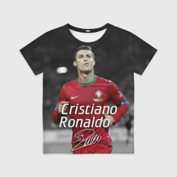 Детская футболка 3D Криштиану Роналду