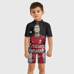 Детский купальный костюм 3D Криштиану Роналду - фото 2