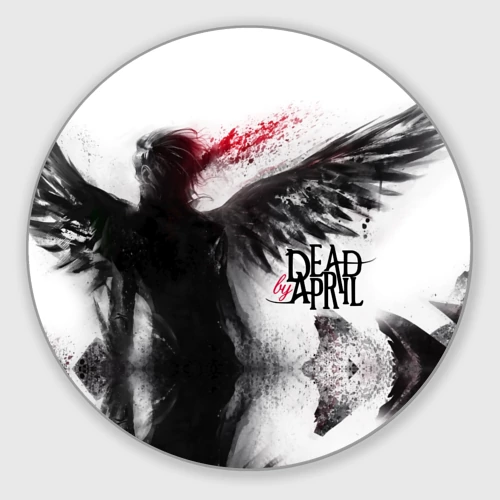 Круглый коврик для мышки Dead by April - anhel