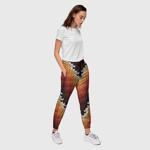Женские брюки 3D Вышивка, цвет 3D печать - фото 5