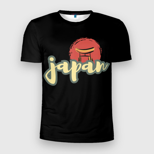 Мужская футболка 3D Slim Япония, цвет 3D печать