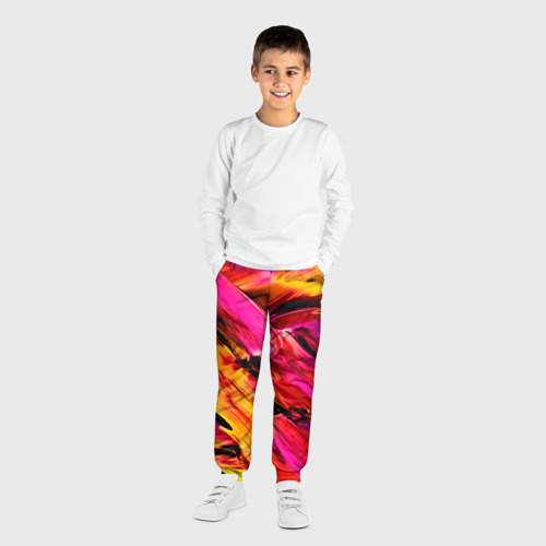 Детские брюки 3D Акварельный цвет, цвет 3D печать - фото 4