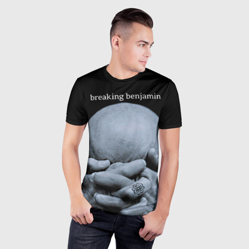Мужская футболка 3D Slim BREAKING BENJAMIN, цвет 3D печать - фото 3