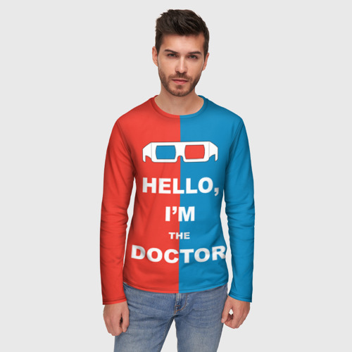 Мужской лонгслив 3D I'm the Doctor - фото 3