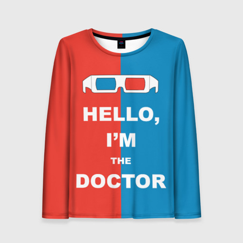 Женский лонгслив 3D I'm the Doctor