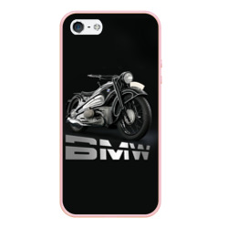 Чехол для iPhone 5/5S матовый Мотоцикл BMW