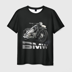 Мужская футболка 3D Мотоцикл BMW