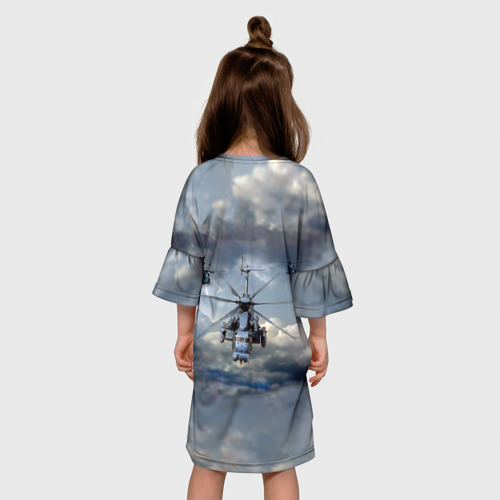 Детское платье 3D Армейская авиация - фото 5