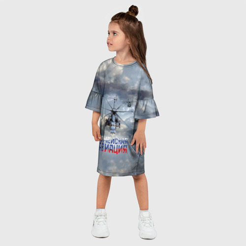 Детское платье 3D Армейская авиация - фото 3