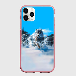 Чехол для iPhone 11 Pro матовый Волчья охота
