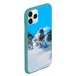 Чехол для iPhone 11 Pro Max матовый Волчья охота - фото 2