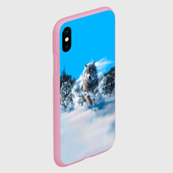 Чехол для iPhone XS Max матовый Волчья охота - фото 2