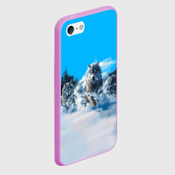 Чехол для iPhone 5/5S матовый Волчья охота - фото 2