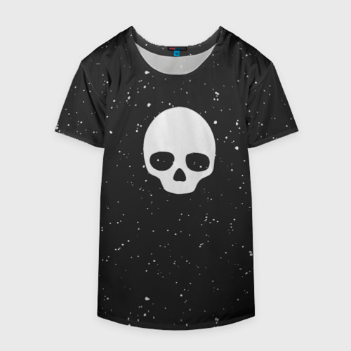 Накидка на куртку 3D Black Milk Skull Classic, цвет 3D печать - фото 4