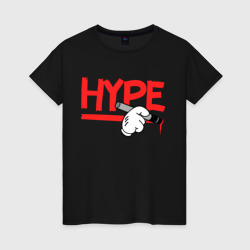 Женская футболка хлопок Hype Hands